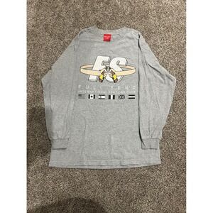 Nelk Boys Full Send International Senders Club Gray Long Sleeve Shirt Mens Large